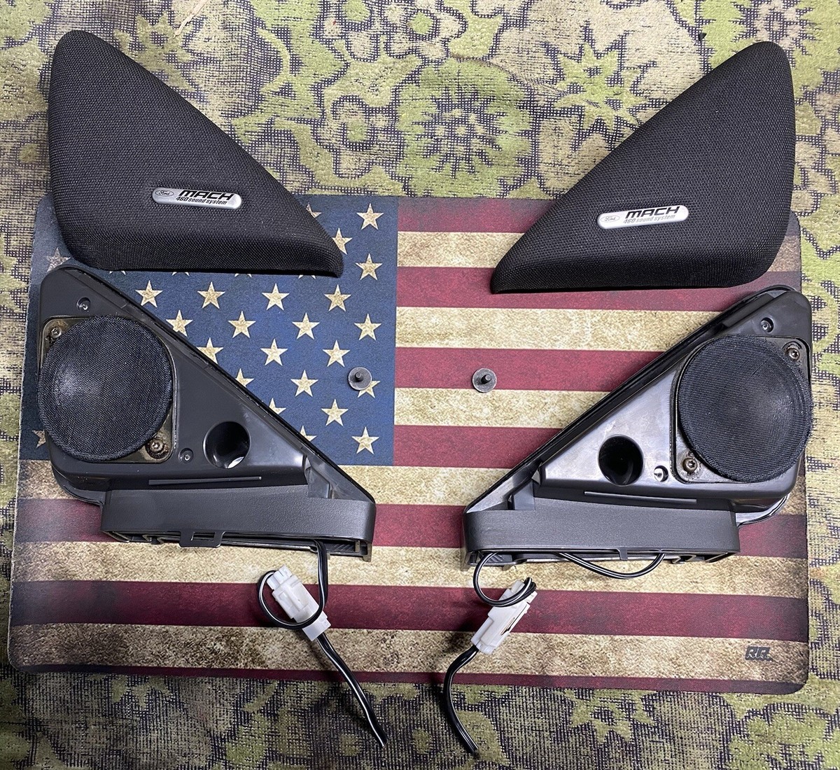 94-04 FORD MUSTANG GT COBRA MACH 460 DOOR TWEETER SPEAKER L&R SET
