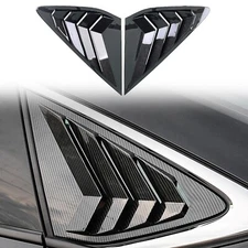 for Honda Accord 2023-2024 Carbon Fiber Side Vent Window Quarter Louver Cover