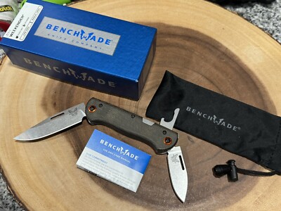 Benchmade Weekender Folding Knife 317-1 Two Blades and Bottle Opener
