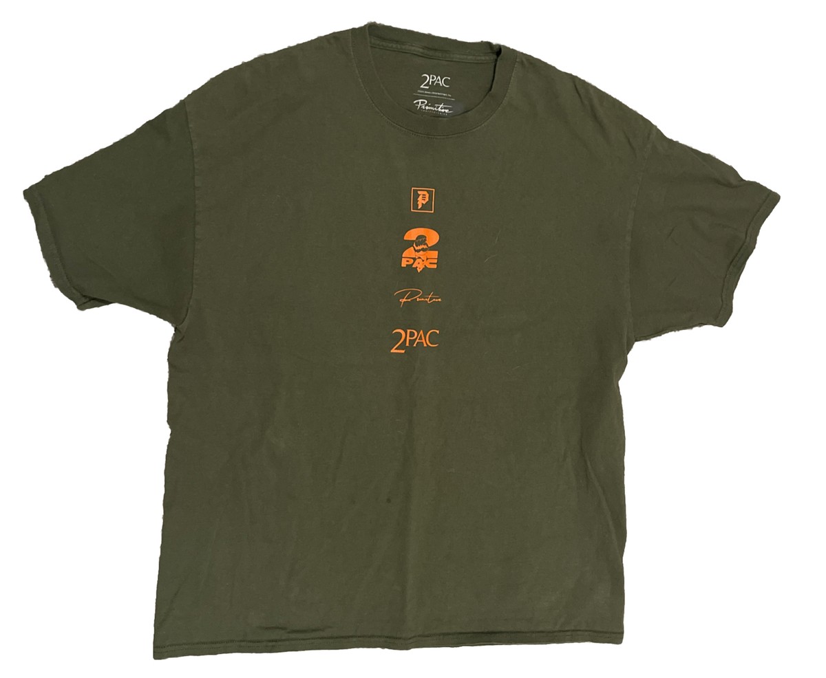 PRIMITIVE X 2PAC ONE TEE BROWN XLサイズ Primitive x Tupac Truth Brown T-Shirt | Zumiez