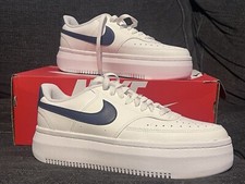  BRAND NEW Nike Court Vision Alta Sail Diffused Blue Women Shoes Women's Sz 11