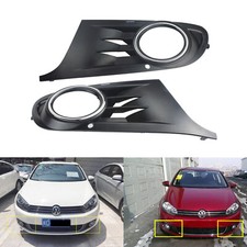 rechts+links Vorder Stoßstange Gitter Nebelscheinwerfer Tafel für VW Golf VI MK6