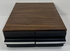 Vtg. 80s 24 Capacity Audio Cassette Tape Storage Drawer Holder INCLUDES MUSIC