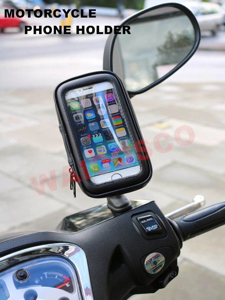 Phone Holder Motorcycle Mobile Mount Bike Bicycle Iphone Handlebar Gps X  Scooter