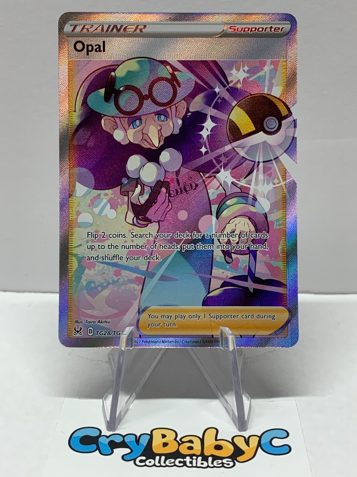 Pokemon Opal TG28/T30 Lost Origin Sword & Shield Trainer Gallery
