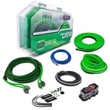 DS18 AKIT0.GR 0-GA Amplifier Installation Wiring Kit - Green
