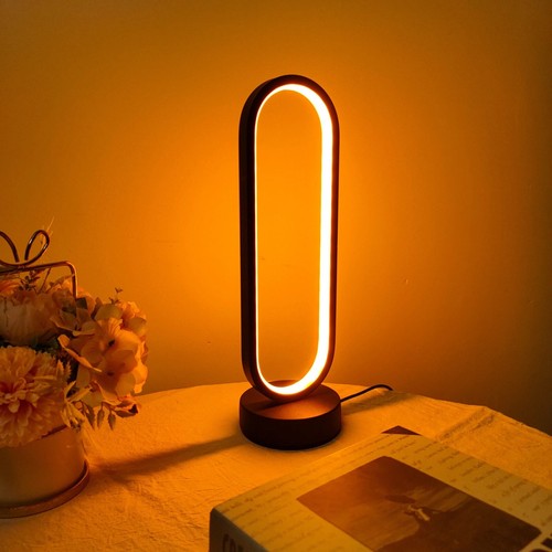 LED Table Lamp U Shaped Night Light USB Rechargeable Dimmable Bedroom Bedside - Picture 13 of 14