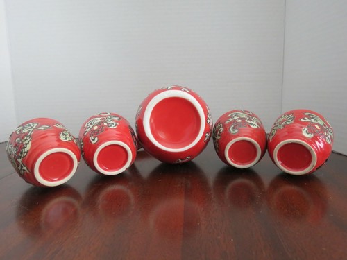 Set Sake, Riso e Cucchiaio Abbinati 9pz - Brocca, 4 Tazze, 2 Ciotole, 2 Cucchiai - Foto 4 di 11