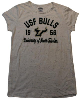 Pro Edge Juniors University Of South Florida USF Bulls 1956 White Shirt New XL