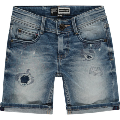 Raizzed Jungen denim Jeans Short kurze Hose OREGON mid blue stone Gr.116-176