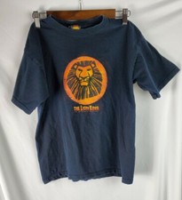 Lion King The Musical Short Sleeve TShirt Size Large Kids Unisex Black Used