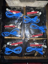 6- PCI-E GPU Riser Express Cable 16X-1X 6pin / MOLEX/SATA Adapter