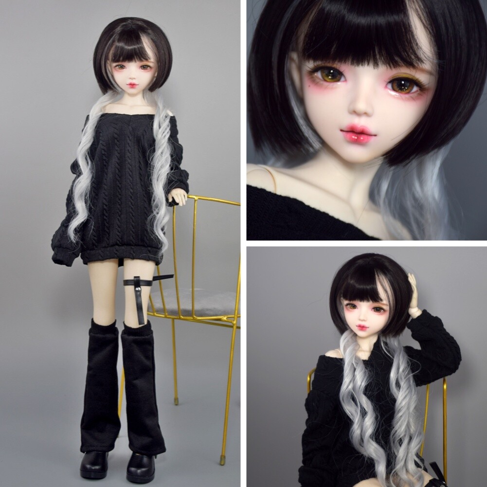 Poupée BJD 1/3 Avec Maquillage Peint Main, Yeux Bicolores Et Tenue Complète (neuf)
