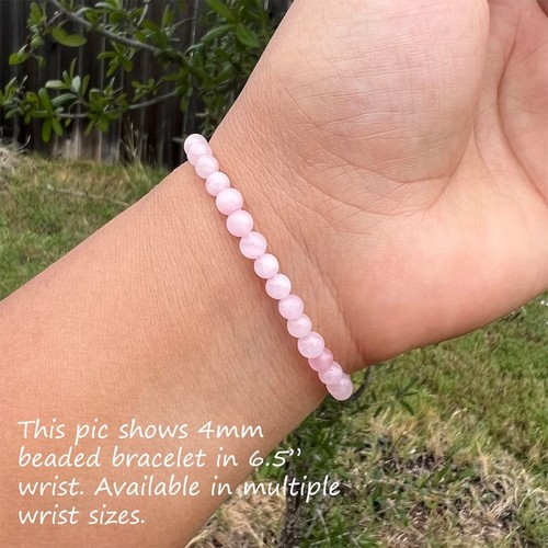 4mm-10mm Natural Gemstone Beaded Stretch Bracelet Crystal Healing Reiki Gifts - Picture 303 of 440