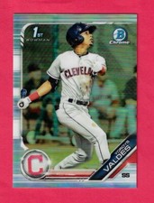 YORDYS VALDES 2019 Topps 1st Bowman Draft Chrome REFRACTOR BDC-14 Indians