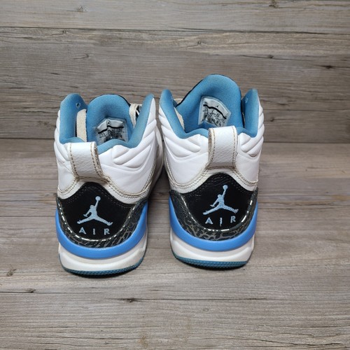 Jordan Air Flight 707812-140 Youth taglia 7Y Carolina blu bianco nero - Foto 7 di 11