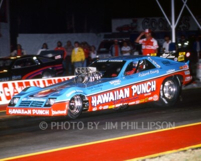 FUNNY CAR PHOTO NHRA DRAG RACING HAWAIIAN FUNNY CAR AT FREMONT