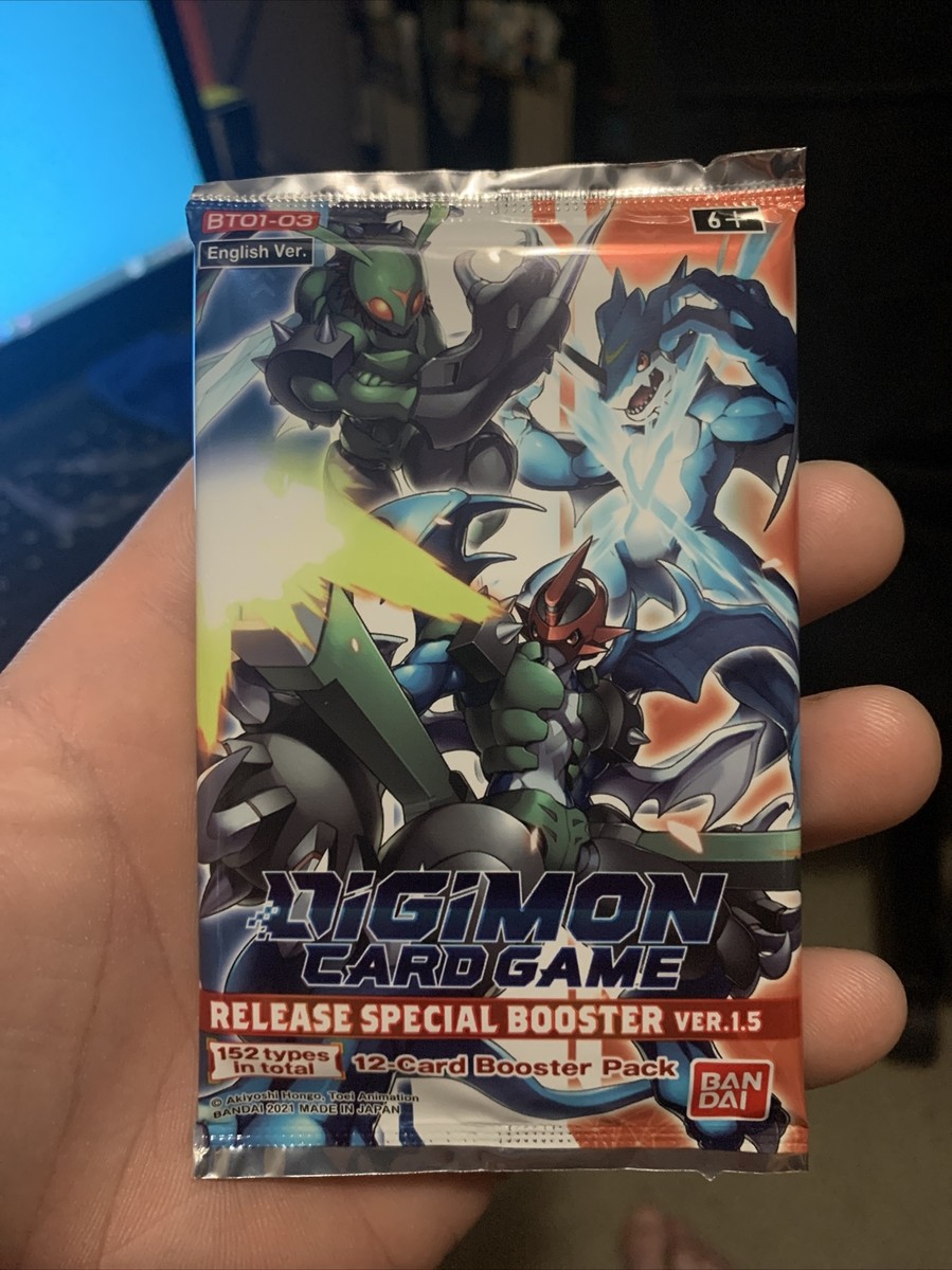 Digimon Ver1.5 Booster Pack Art Set Digimon Ver1.5 Booster Pack Art Set