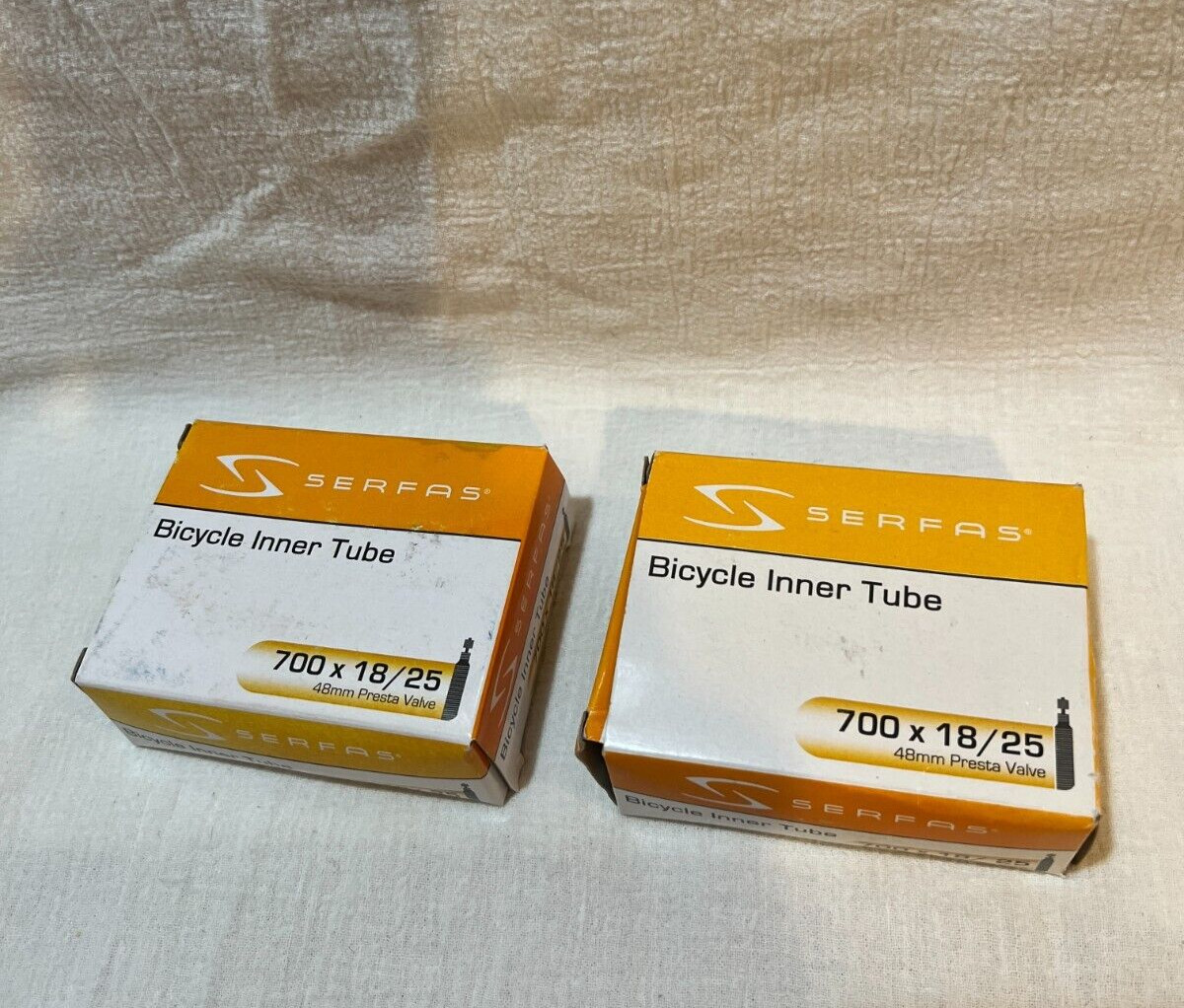 Inner Tube-48mm Presta Valve-durable-2 Tubes   Serfas 2 Pac