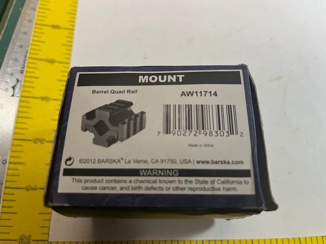 Barska Tactical Escopeta Riel Picatinny Weaver Montaje en Cañón AW11714 Foto 2 de 4