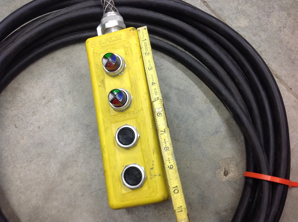 Amphenol colgante grúa 40' Safeway Woodhead LR 32400 Ser 4000 C146-10A024-102-1 Foto 2 de 4