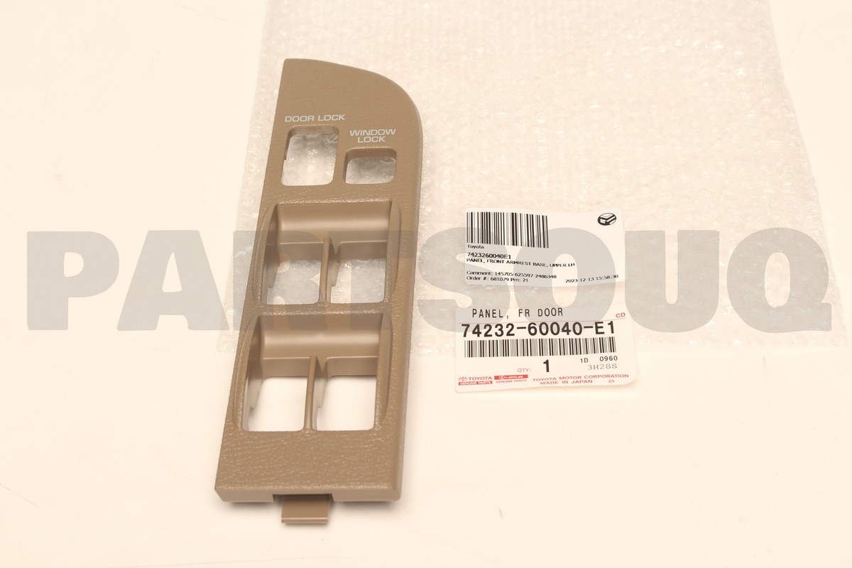 TRANSIT 1～66 Toyota Land Cruiser OEM Upper Front Left Armrest Base Panel