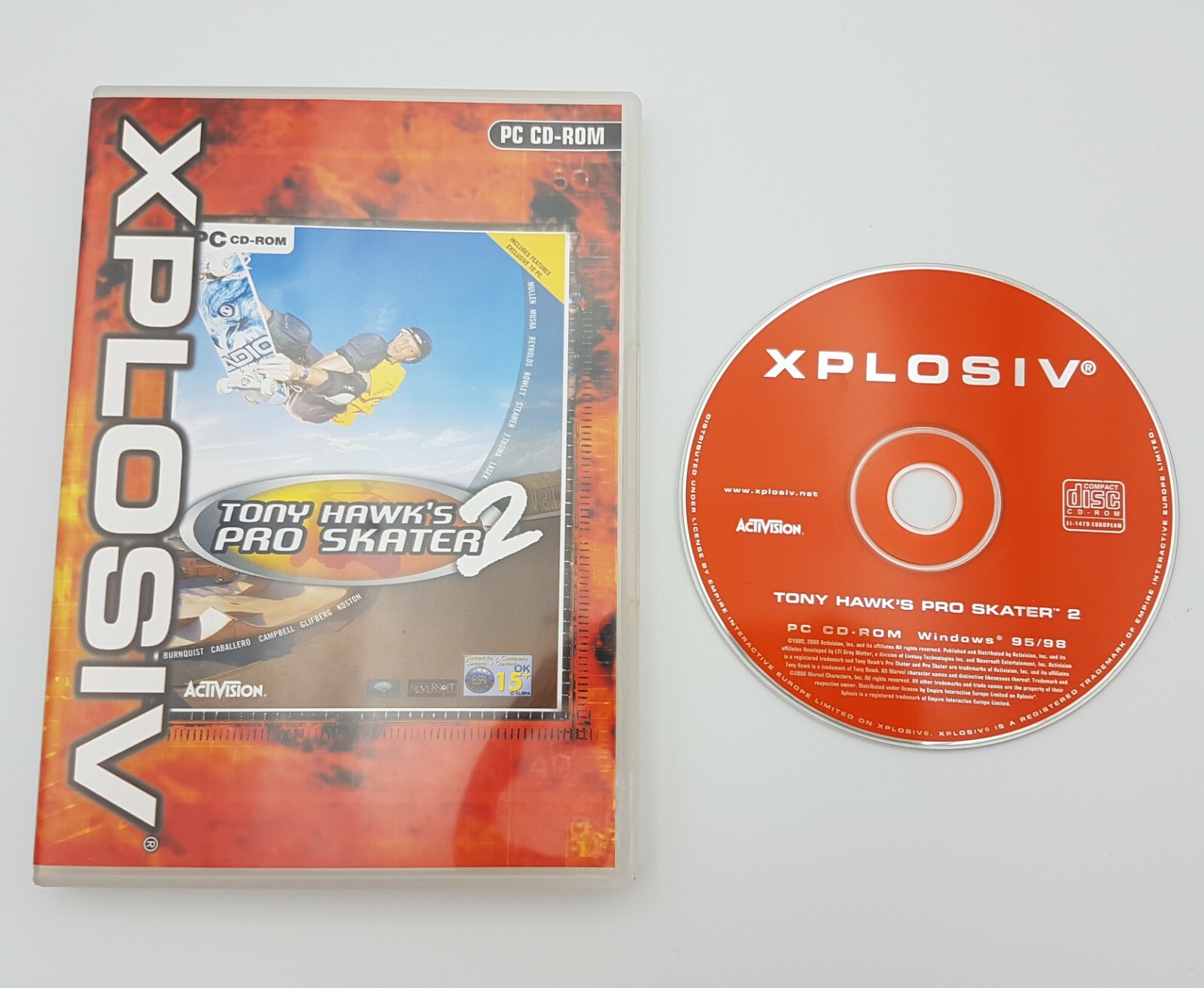 Tony Hawk's Pro Skater 2 - PC CD-ROM - XPLOSIV, Hawks, Skating - Free, Fast P&P!