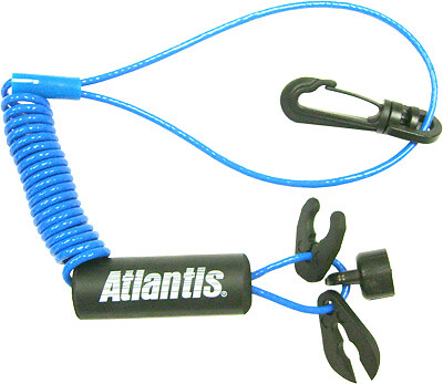 Atlantis Sea-Doo ''Dess'' Lanyard/Tethercord Black Multi-End A3180