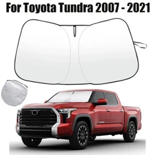 For Toyota Tundra 2007-2021 Front Car Windshield Sun Shade UV Block Window Cover
