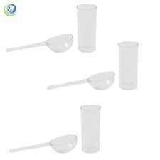 3 X ALGINATE IMPRESSION MATERIAL MEASURING POWDER SCOOP & LIQUID CYLINDER TUBE