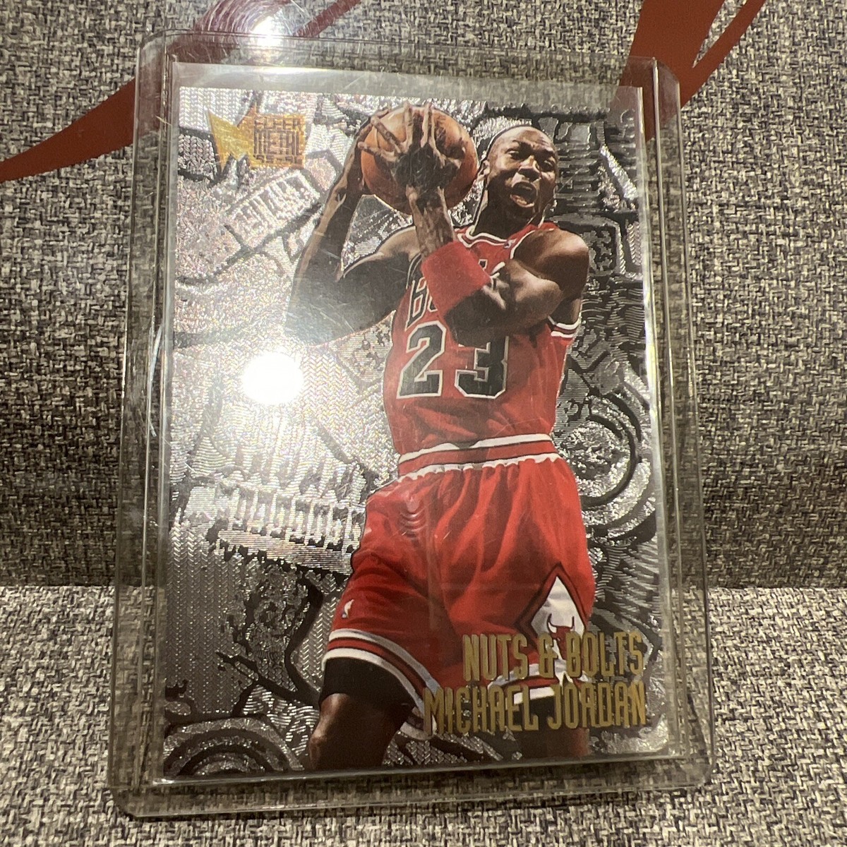 🔥1995-96 MICHAEL JORDAN Fleer Nuts & Bolts #212 Chicago Bulls