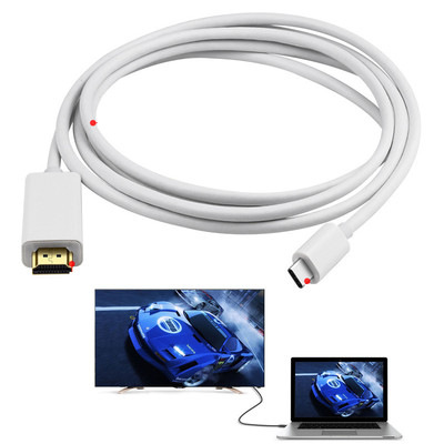 USB Type C To HDMI TV Video Adapter Cable HDTV Cord For