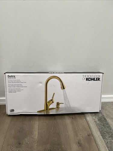 Kohler Artefakte Getränkehahn – Gebürstetes Messing, Schwenkbar Für Spüle & Bar
