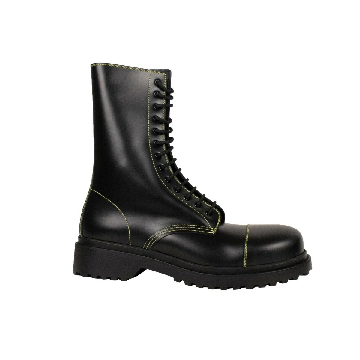Balenciaga Strike leather combat boots black The Corner #7 Balenciaga Strike leather combat boots black The Corner