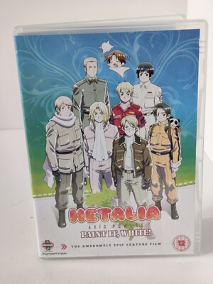 Hetalia Axis Powers Paint It White Movie Region 2 DVD English Dub Free Shipping