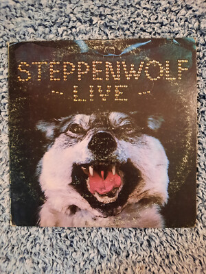 Steppenwolf Live. Dunhill / ABC. Vinyl Record Album LP. DSD-50075.