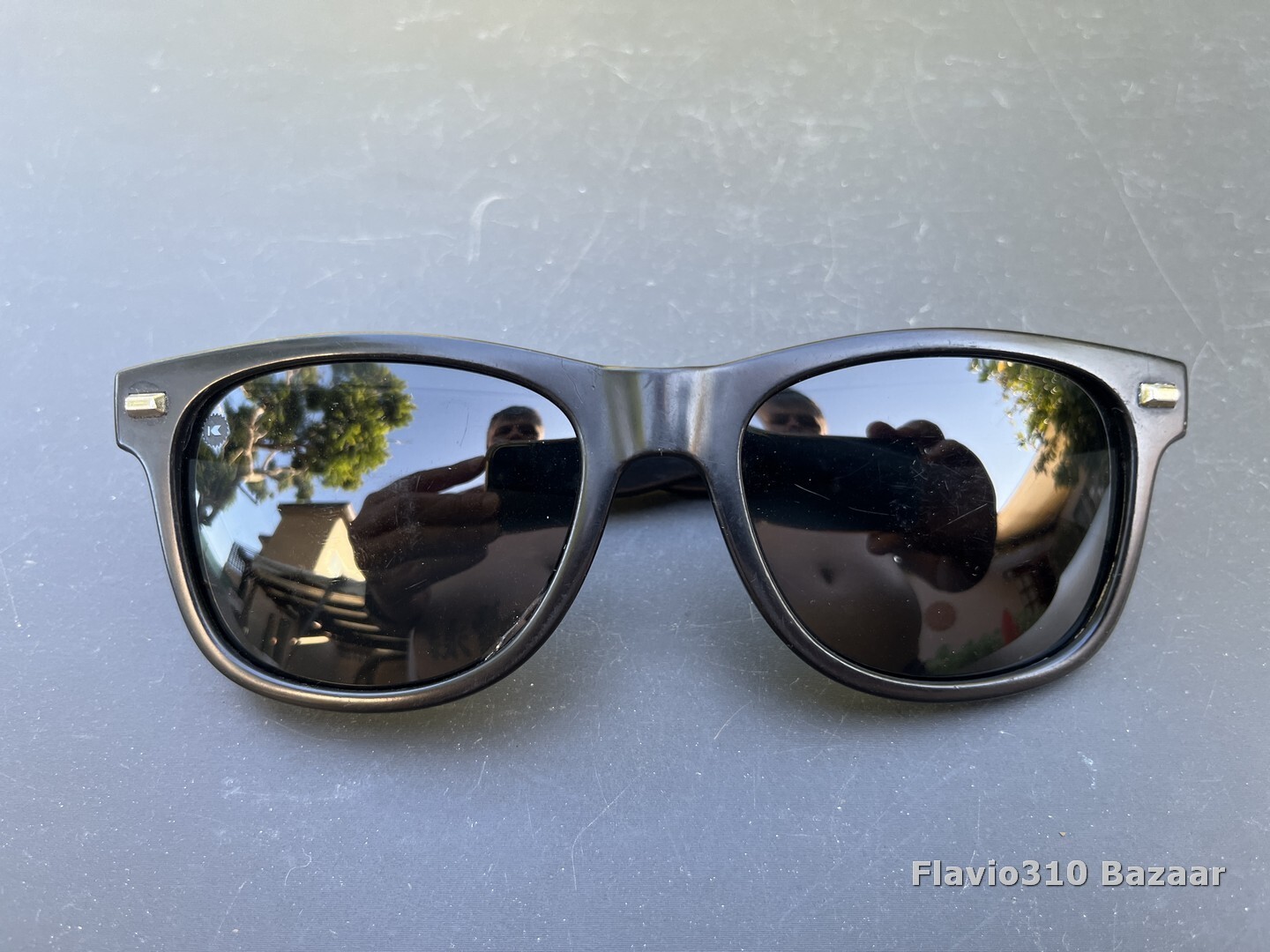 Authentic KNOCKAROUND Fort Knocks Black Wayfarer … - image 1