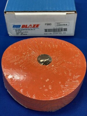(25) Norton 5'' 120 F980 120 Grit SG Sanding Disc 66254409084  Ceramic Alumina