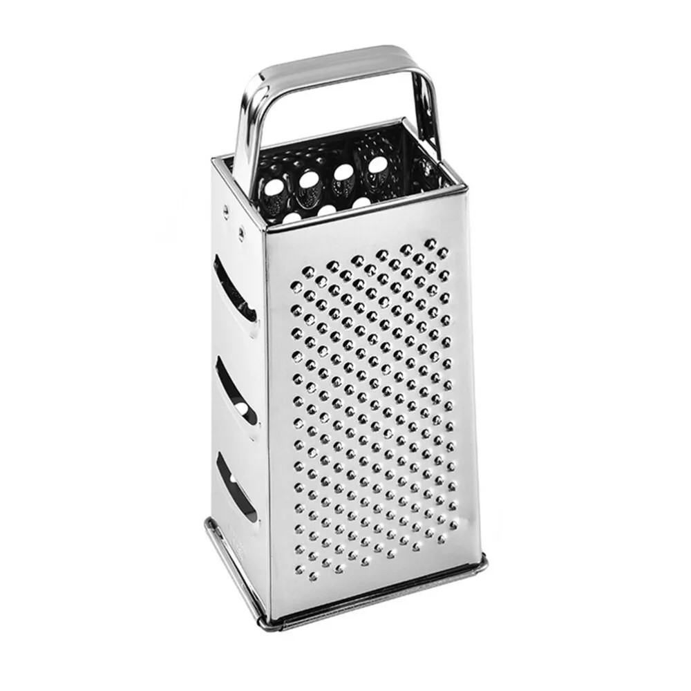 Kitchen Stainless Steel 6-Sided Box Grater Vegetable Cheese Slicer Shredder New, As Shown in The First Picture