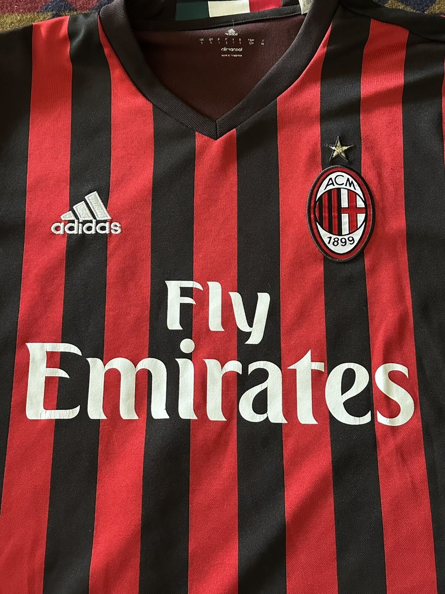Fly Emirates ACM 1899 Adidas Soccer Jersey Men's Size SMALL