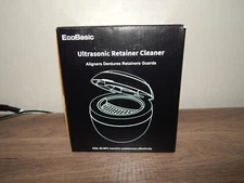 Ultrasonic Retainer Dentures Jewlery Cleaner UV Deep Clean NEW EcoBasic
