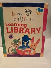 Baby Einstein Learning Library 12 Hardcover Books w/parents guide