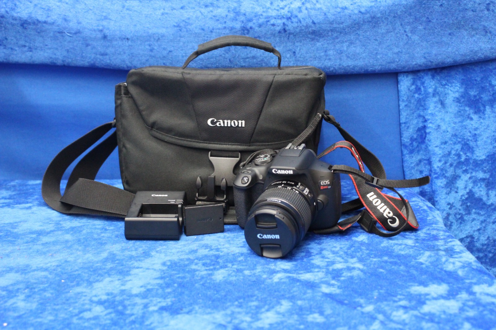 Canon EOS Rebel T7 DSLR Camera with 1855mm EFS Lens 24.1 MP 3" LCD Wi