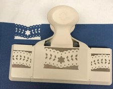 Martha Stewart Doily Flower Leaves Large 2  Edge Punch with folding wings