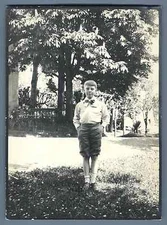 Portrait de garçonnet  Vintage silver print Tirage argentique d'époque 