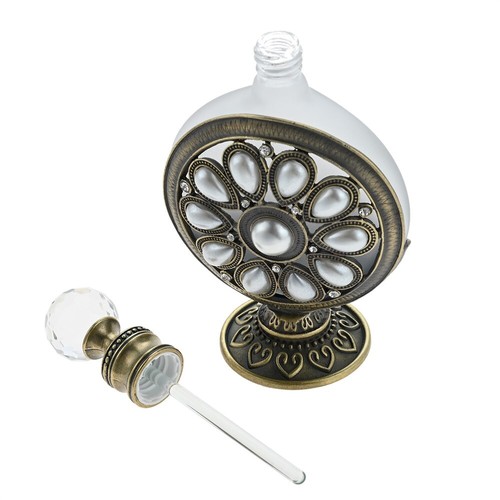 30ml Crystal Vintage Pearl Perfume Bottle Refillable Empty Container Gift Decor - Picture 4 of 10