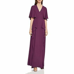 bcbg cape sleeve maxi dress