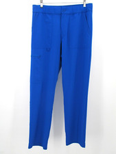 NEW CHEROKEE WORKWEAR Cargo Scrub Pants Men Size XS Tall Blue Fly Front Stretch