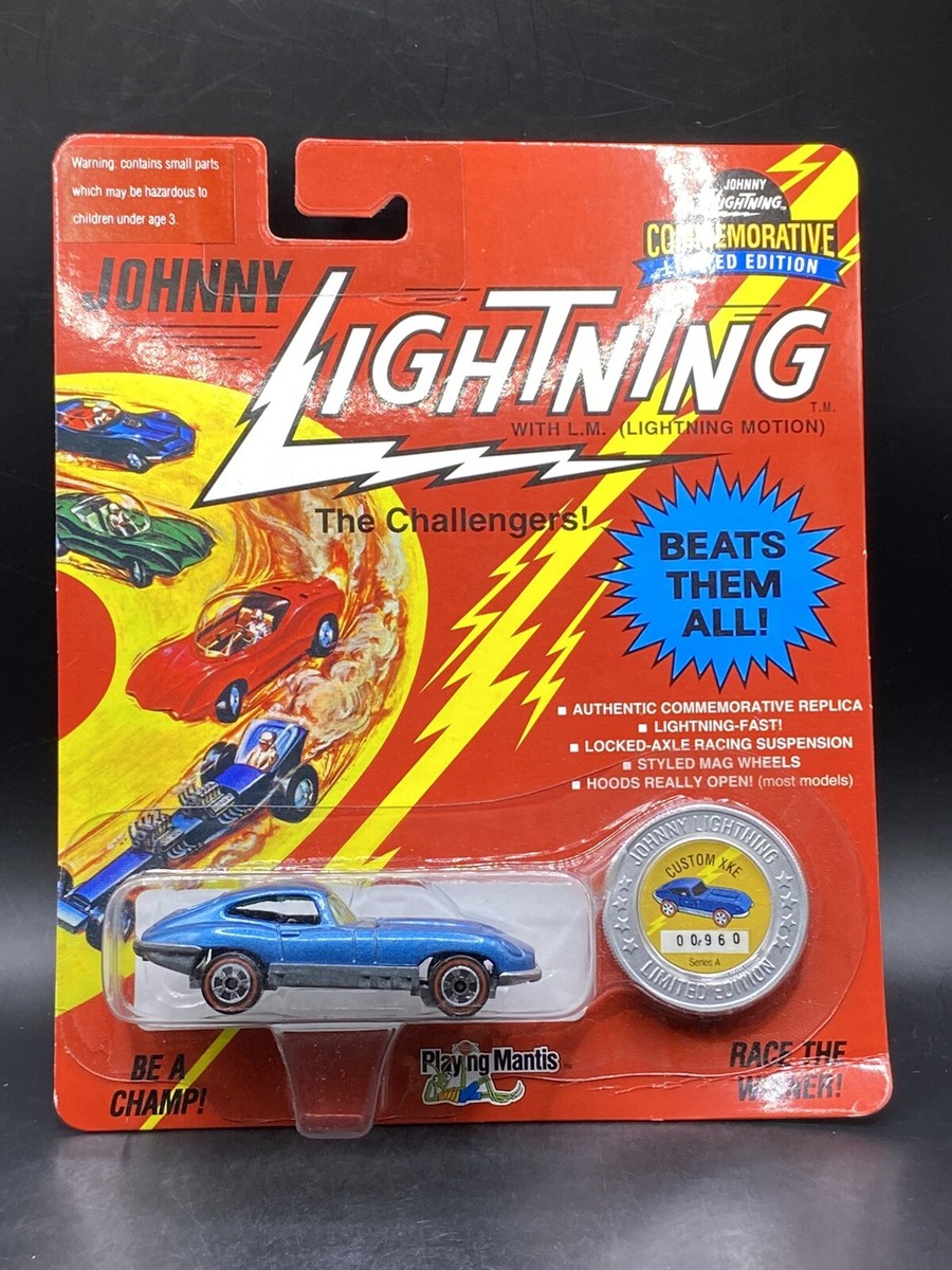 Johnny Lightning Custom XKE Powder Blue Vintage Collectible Toy