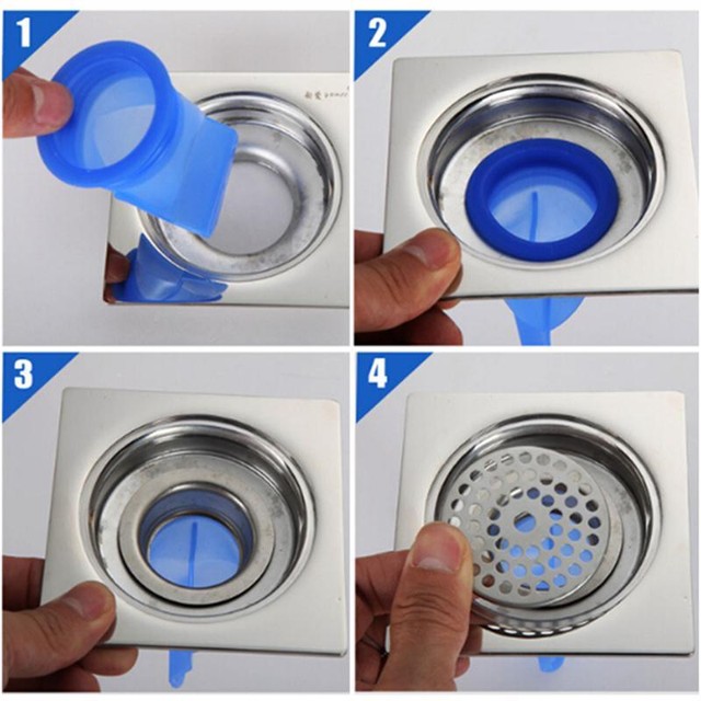 Deororization Type Floor Drain Odorproof Silicone Core For Bathroom
